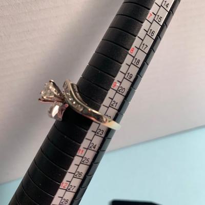 14k White Gold Diamond Estate Ring 5.70 grams