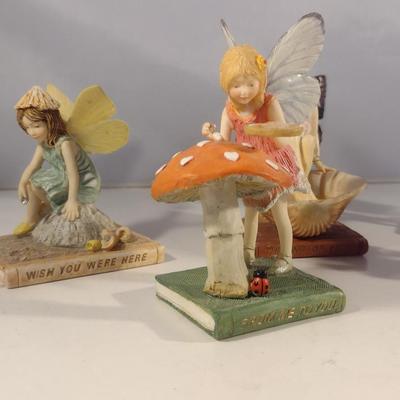 Collection of Fairy Figurines- Butterfly Fairies (#5)