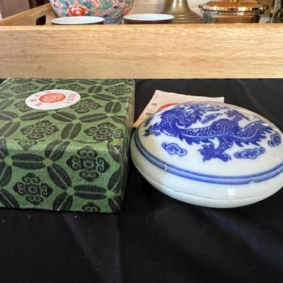 Mixed Decorative Lot - Vintage, Tins, Asian Decor