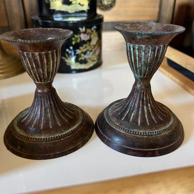 Mixed Decorative Lot - Vintage, Tins, Asian Decor