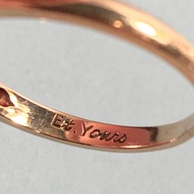 14k Gold Diamond Estate Ring 3.12 grams