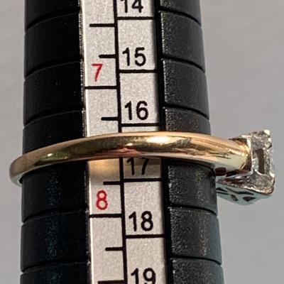 14k Gold Diamond Estate Ring 3.12 grams