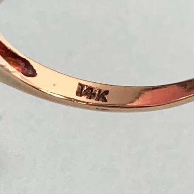 14k Gold Diamond Estate Ring 3.12 grams