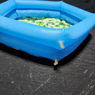 Vintage 1980’s Barbie Blow Up Pool, Sailboat, chairs and more