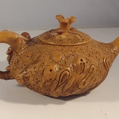 Pair of Small Asian Clay Tea Pots