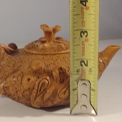 Pair of Small Asian Clay Tea Pots