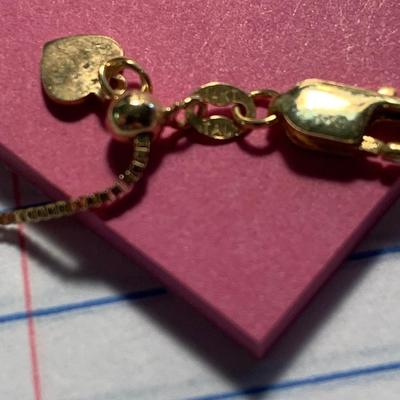 14k Gold Necklace w/ Dolphin Pendant