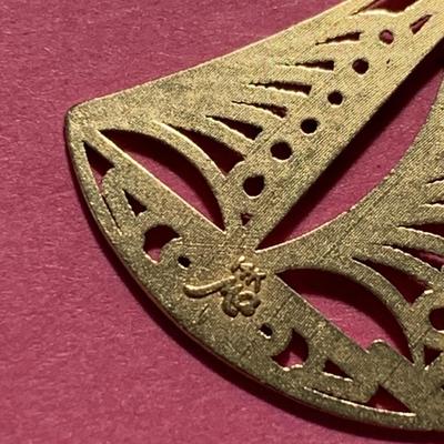 14k Gold Necklace w/ Sailboat Pendant