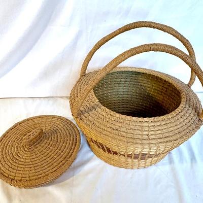 Handmade Pine Needle Basket (DR-ES)