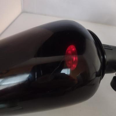 Pair of Black Glass Vases