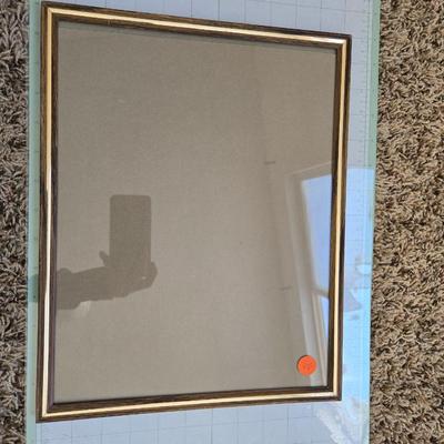Gold and wood frame