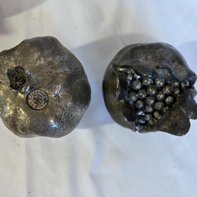 Silver & Glass Decorative Fruit (DR-ES)