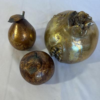 Silver & Glass Decorative Fruit (DR-ES)
