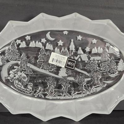 LOT 283: Christmas Lot With SNOW BABIES, MIKASA Platter, and More