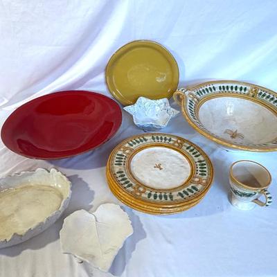 Vietri Italian Pottery Serving Pieces (DR-ES)