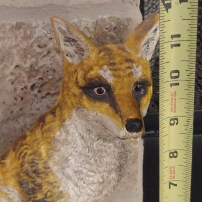 Cast Iron Fox Design Door Stop- Approx 11 1/2" Tall