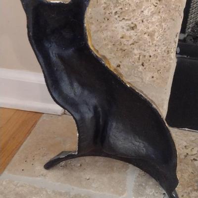 Cast Iron Fox Design Door Stop- Approx 11 1/2" Tall