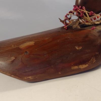 Vintage Wooden Duck Decoy- Approx 13" Long