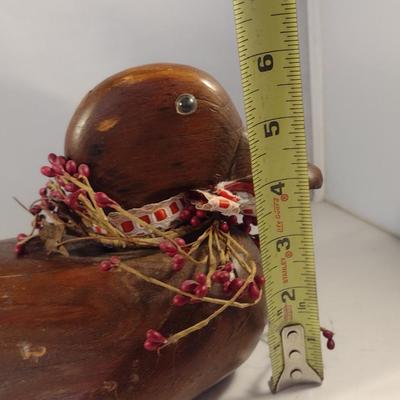 Vintage Wooden Duck Decoy- Approx 13" Long