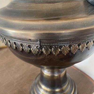 Extra large brass lamp