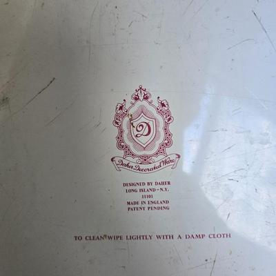 Basket tray and sign