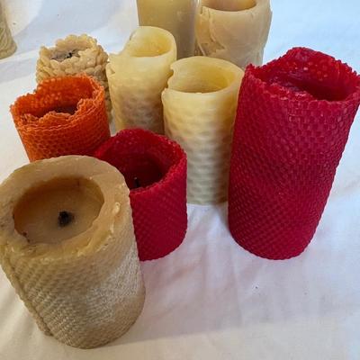 Lot of Beeswax Candles (DR-ES)