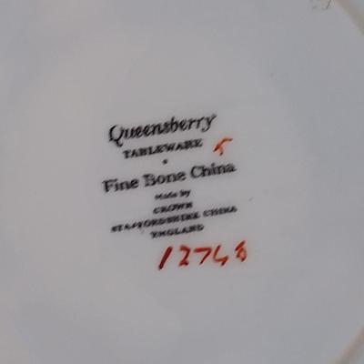 Staffordshire Fox Hunt Design China- 6 Pieces