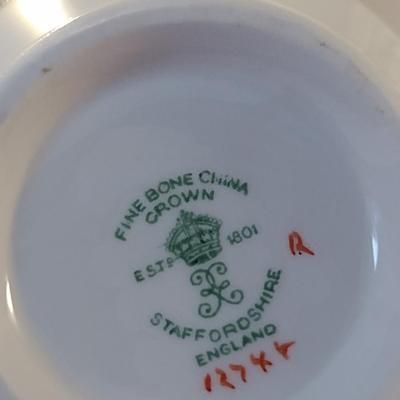 Staffordshire Fox Hunt Design China- 6 Pieces