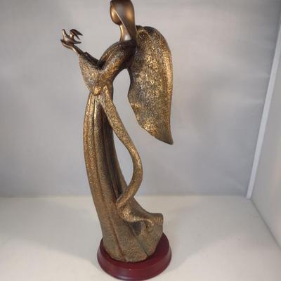 Angel Design Statue- Approx 14 1/2" Tall