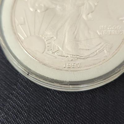 3 United States Mint American Eagle Proof Silver Bullion Coins 1996 2 1997