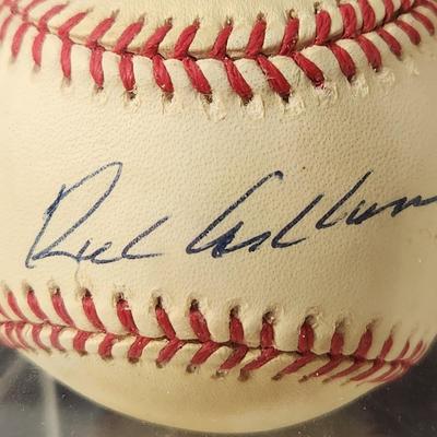 Richie Ashburn Signed Baseball In Collectors Case