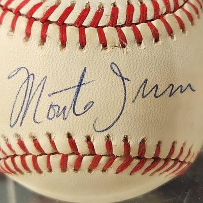 Monte Irvin Signed Baseball In Collectors Case