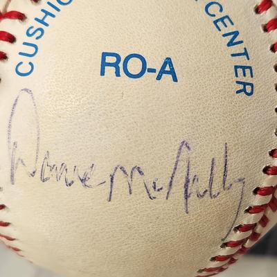 20 game Winners 1971 Palmer McNally Cuellar Dobson Signed Baseball In Collectors Case
