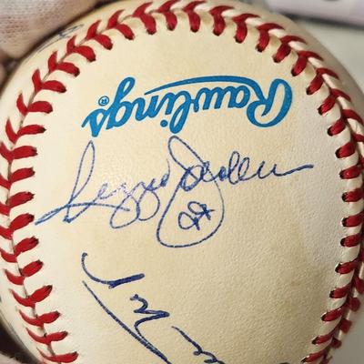 500 Home Run Club Mays Williams Mantle Jackson McCovy Banks Killabrew Robinson Signed Autograph Baseball In Collectors Case
