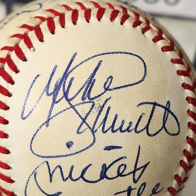 500 Home Run Club Mays Williams Mantle Jackson McCovy Banks Killabrew Robinson Signed Autograph Baseball In Collectors Case