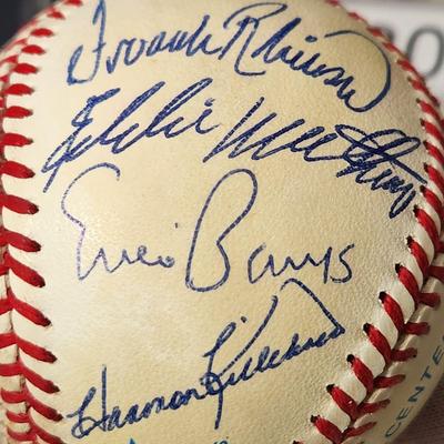 500 Home Run Club Mays Williams Mantle Jackson McCovy Banks Killabrew Robinson Signed Autograph Baseball In Collectors Case