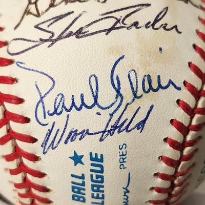 1966 Baltimore Orioles Team Signed Baseball In Collectors Case
