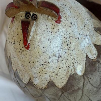 Pottery Chicken Utensil Holder & More (DR-ES)