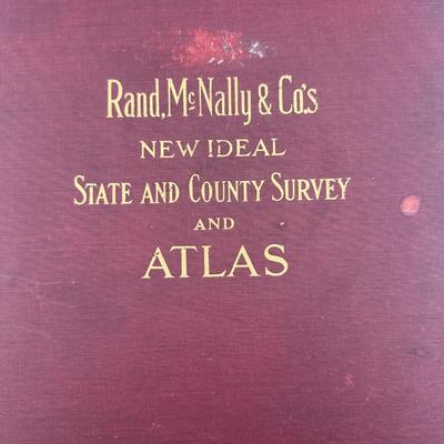 1913 Rand McNally State & County Survey and Atlas