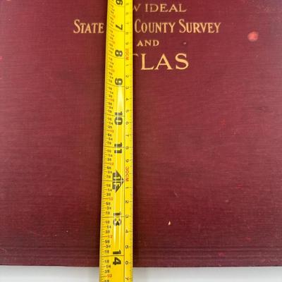 1913 Rand McNally State & County Survey and Atlas