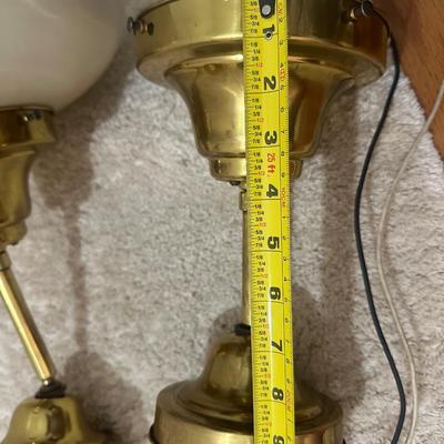 TWO Vintage MCM Light Fixtures