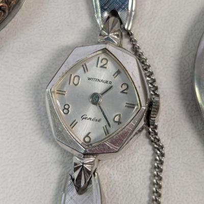 Dugena Quartz Swiss Made Wittnauer Geneve Meister-Anker Pocket Watch Case Marked 'F W Arminia, 0.800'