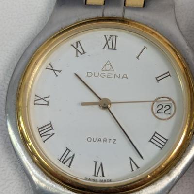 Dugena Quartz Swiss Made Wittnauer Geneve Meister-Anker Pocket Watch Case Marked 'F W Arminia, 0.800'