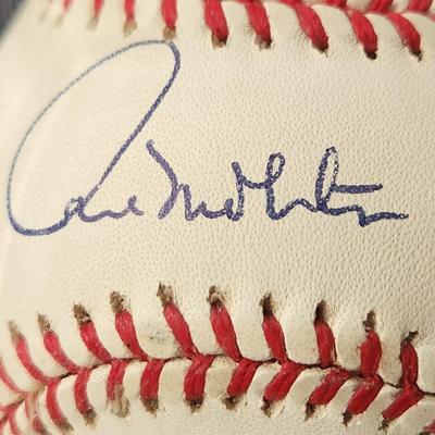 Paul Molitor Signed Baseball In Collectors Case