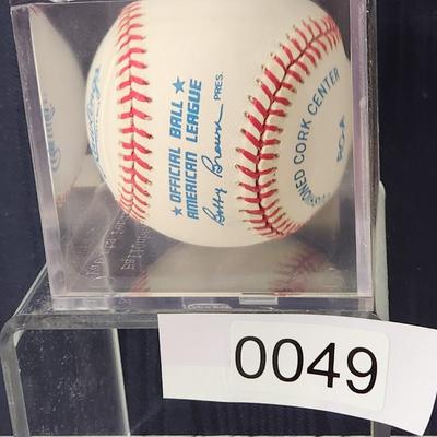 Kirby Puckett Signed Baseball In Collectors Case