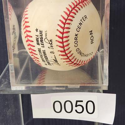 Willie McCovey Signed Baseball In Collectors Case