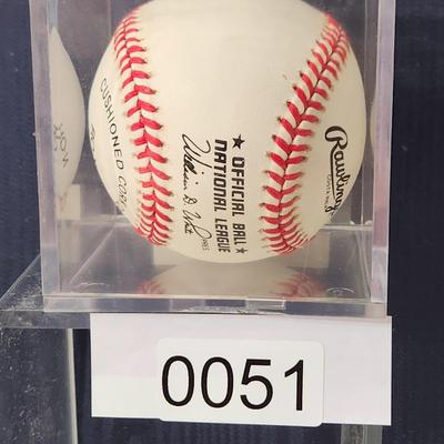 Juan Marichal Signed Baseball In Collectors Case