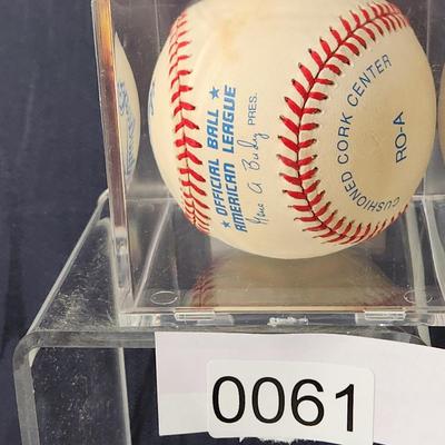 Kazuhiro Sasaki Signed Baseball In Collectors Case