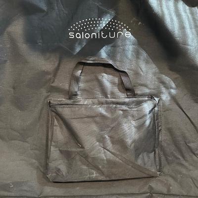SALONITURE PORTABLE MASSAGE TABLE WITH NYLON CARRY CASE