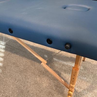 SALONITURE PORTABLE MASSAGE TABLE WITH NYLON CARRY CASE